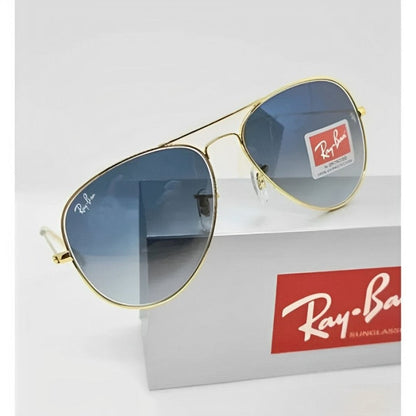 Lunettes de Soleil Aviateur RB en Verres de Cristal (Étui en Cuir Synthétique + Certificat)