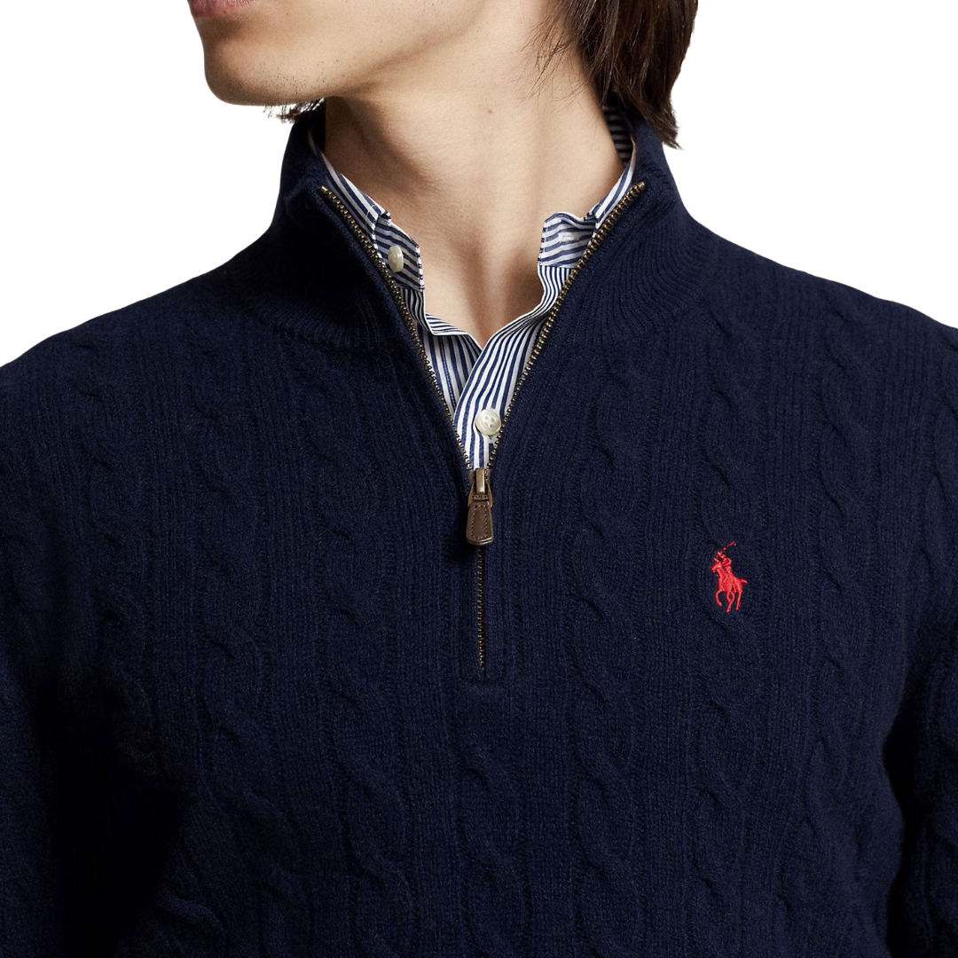 OUTLET™ Cashmere Cable Knit Sweater (Black Friday)