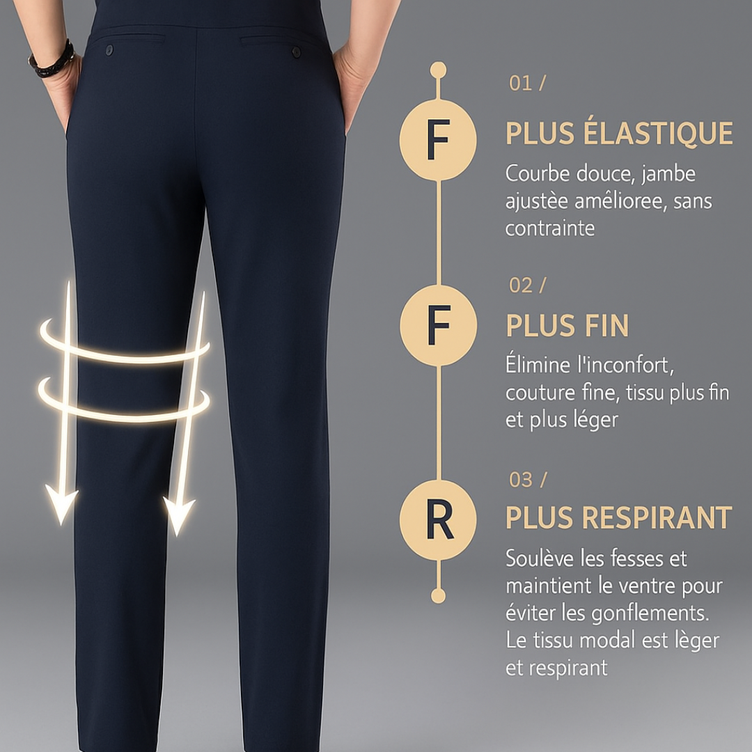【🔥Prix le plus bas du jour】Pantalon classique à haute élasticité pour hommes