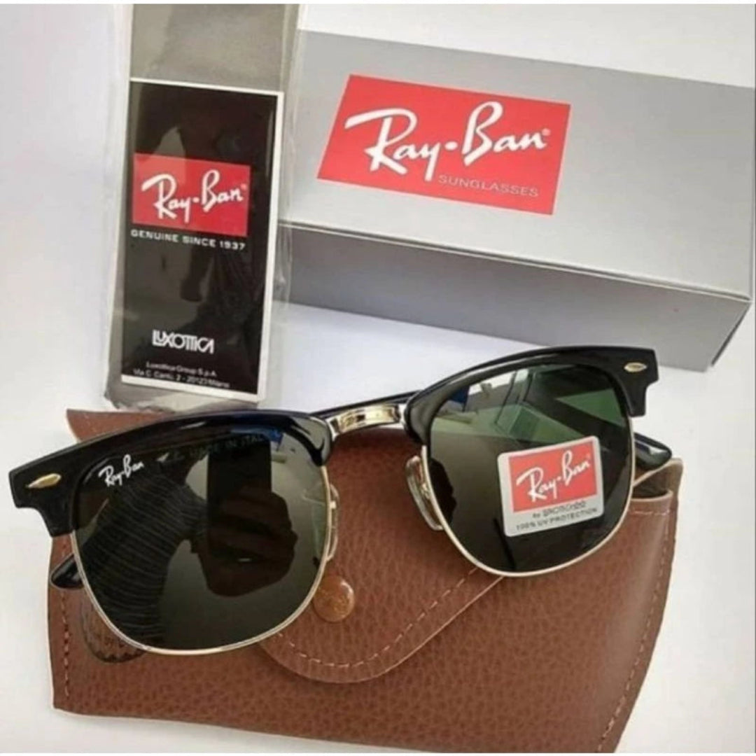 Lunettes de Soleil Clubmaster RB Unisexe Protection UV