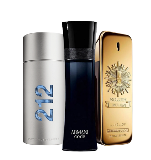 3 Parfums Armani Code, Paco Rabanne One Million & 212 Men NYC (PAYEZ 1 OBTENEZ 3)